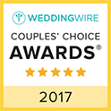 Sweet Disposition WeddingWire Couples Choice Award Winner 2017